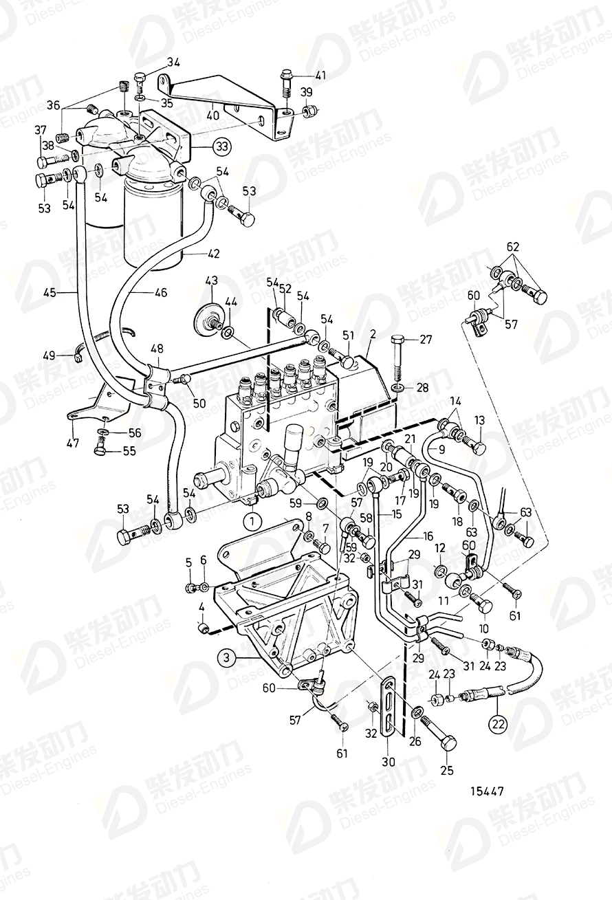 volvo penta Actuator 3827267 Drawing volvo penta Actuator 3827267 Drawing